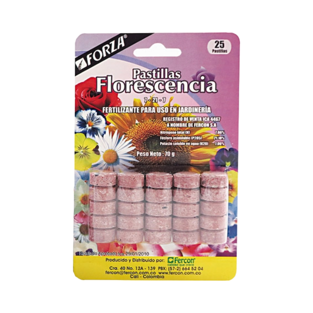 Pastillas florescencia