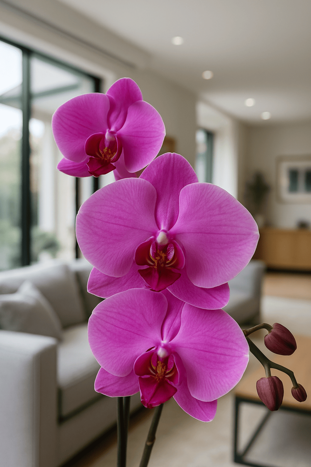 Orquídea fucsia suave - Orquiterapia