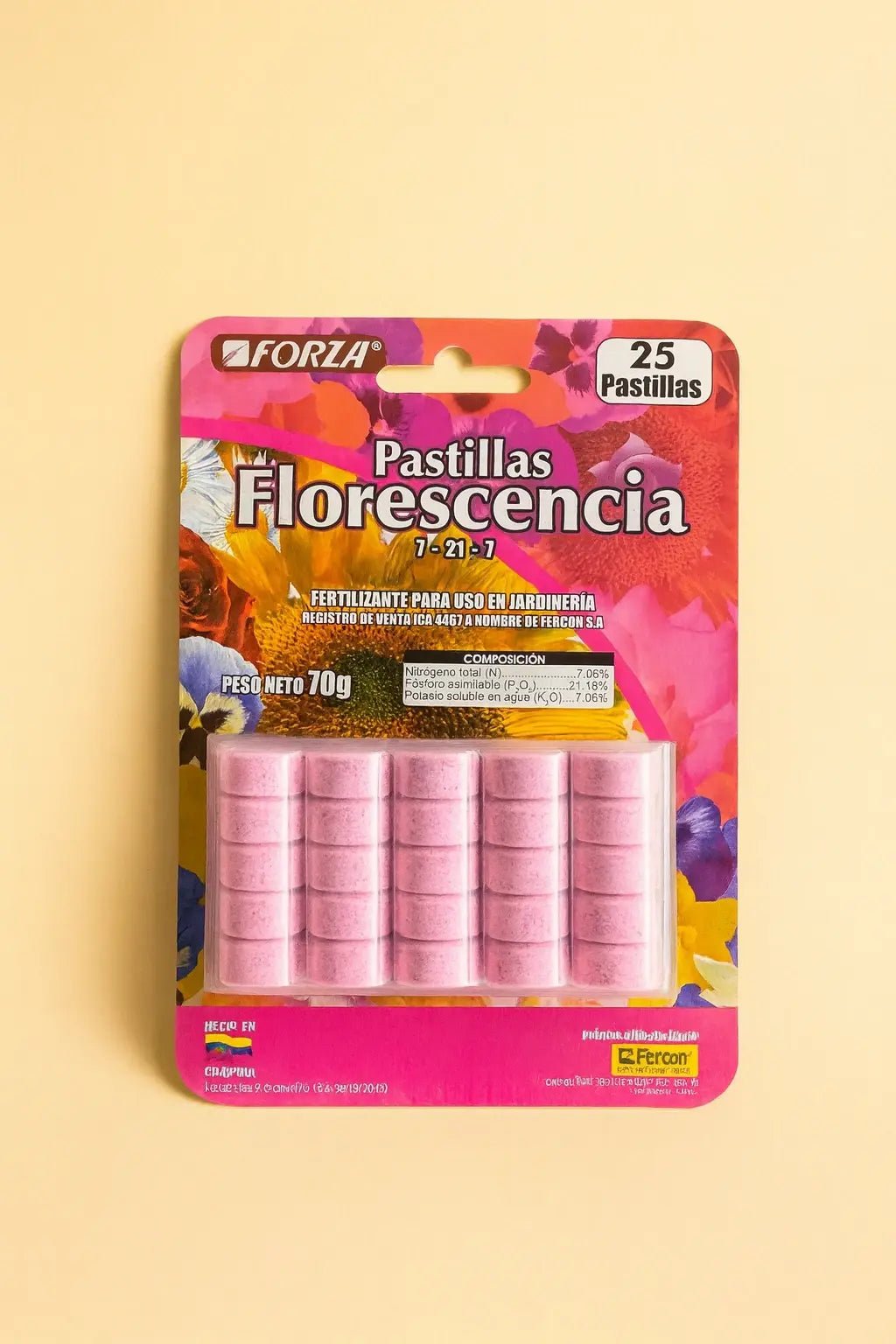 Pastillas florescencia - Orquiterapia