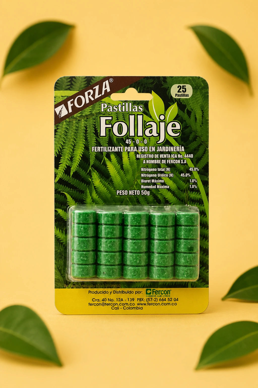 Pastillas Follaje