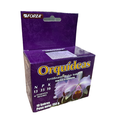 Fertilizante soluble para orquídeas