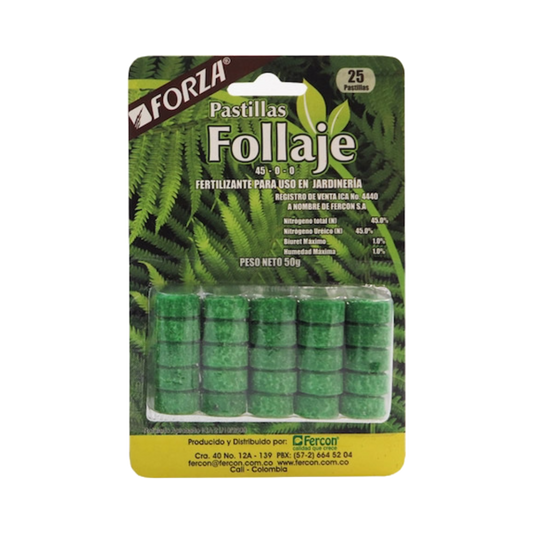 Pastillas Follaje