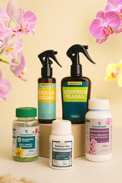 KIT práctico de cuidado para Orquídeas - Orquiterapia