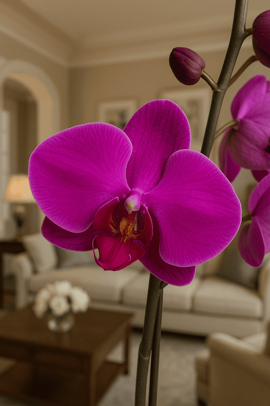 Orquídea Morada intensa