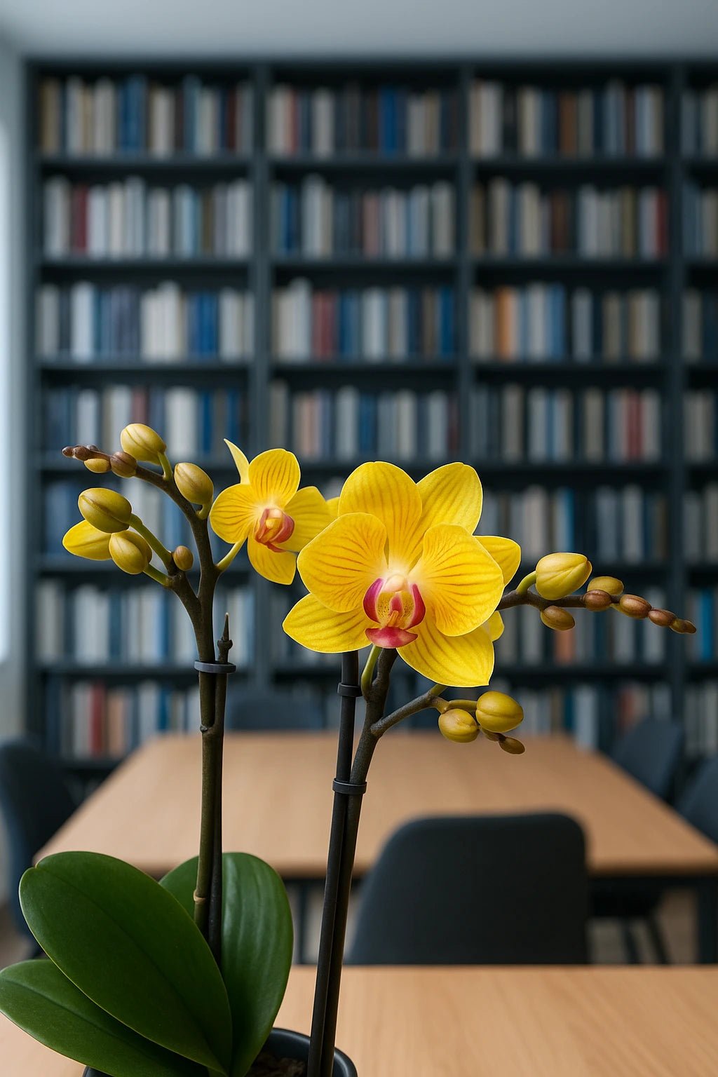 Orquídea Mediana Amarilla Exótica - Orquiterapia