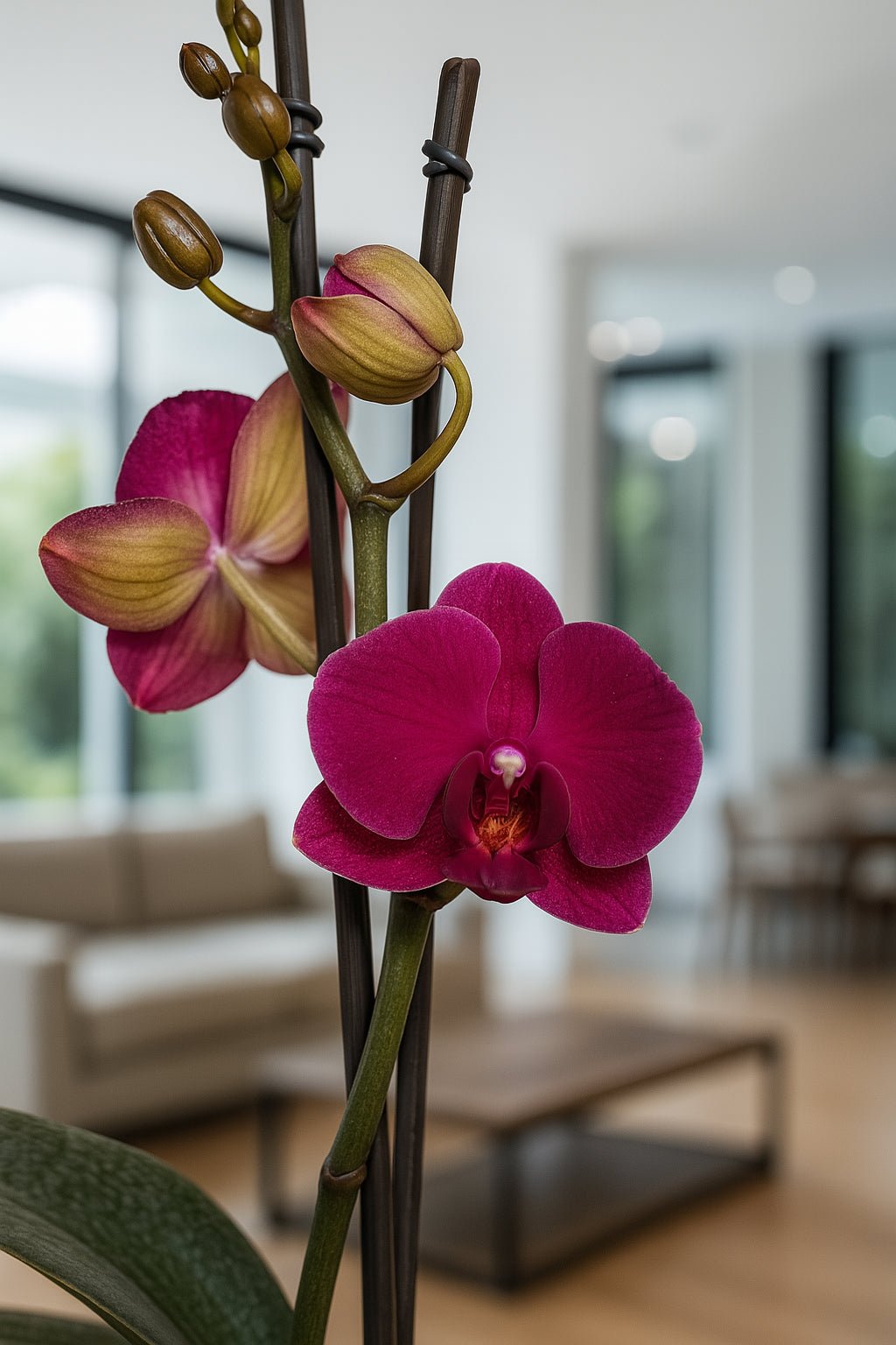 Orquídea Vinotinto oscuro - Orquiterapia