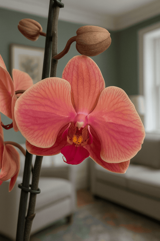 Orquídea Salmón